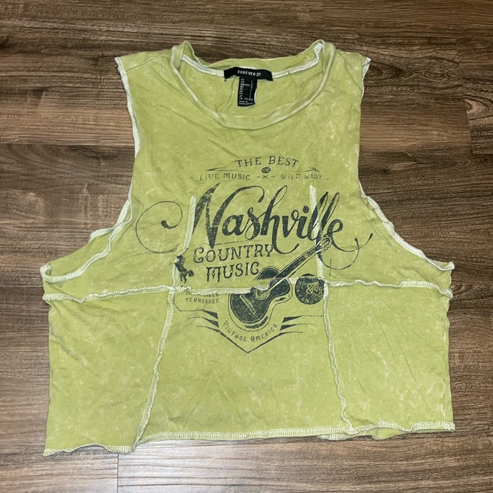 Green Nashville Tank